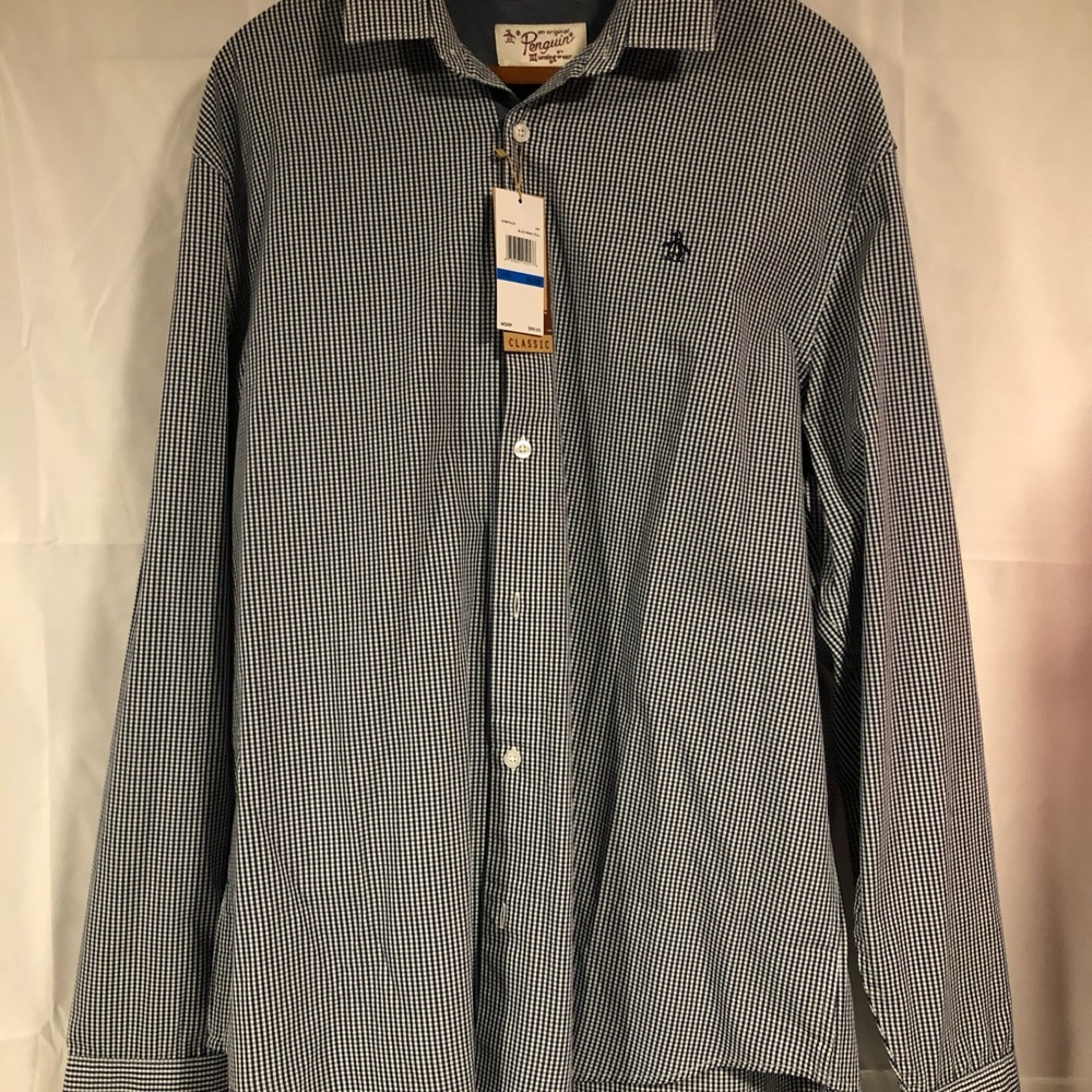 Men’s Penguin Dress Shirt, NWT